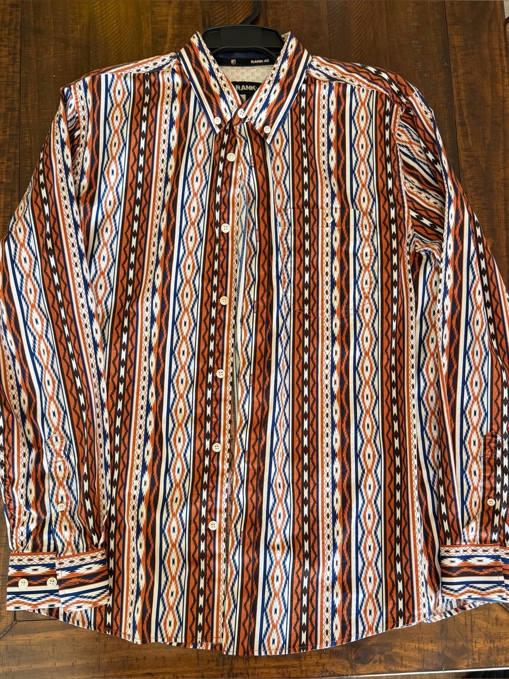 Rank 45 Men’s Western Shirt